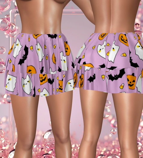Halloween Cute Lave Skirt LaraX