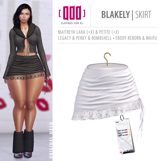 [ADD] Blakely Skirt - White