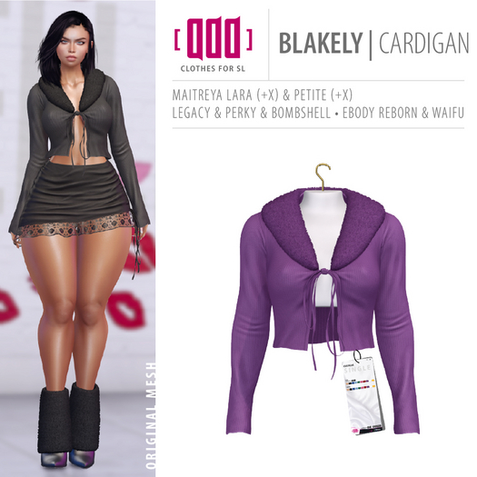 [ADD] Blakely Cardigan - Violet
