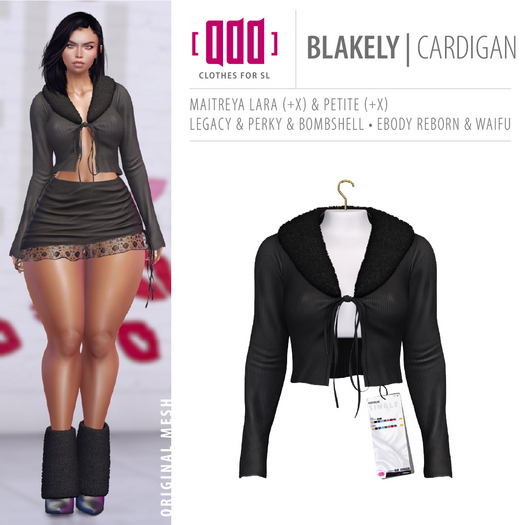 [ADD] Blakely Cardigan - Black