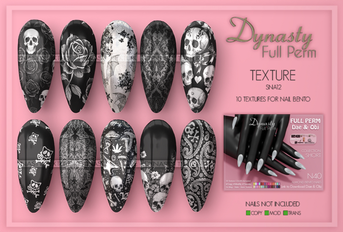 Dynasty - TEXTURES Nails BENTO N40 - SNA12