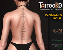 [TattooKO] Tattoo Woman's Soul