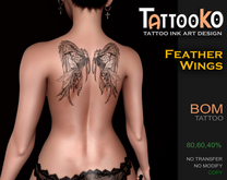 [TattooKO] Tattoo FeatherWings GIFT