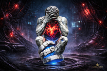 Inner Core Statue – Abstract Energy Sculpture