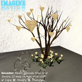 Heart Blossom Tree-Gold