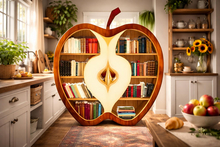 Apple Bookshelf – Creative Fruit-Inspired Furniture Design
