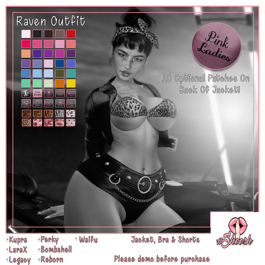 #SHOOSH - Raven Outfit [DEMO]