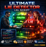 Ultimate Multi-User Lie Detector LSL Script for Second Life – Fully Customizable, Immersive Effects & Admin Controls