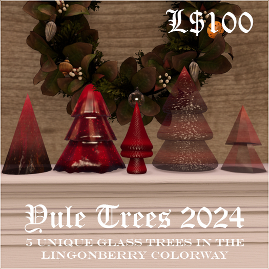 {MH} Yule Trees 2024 - Lingonberry {Add}