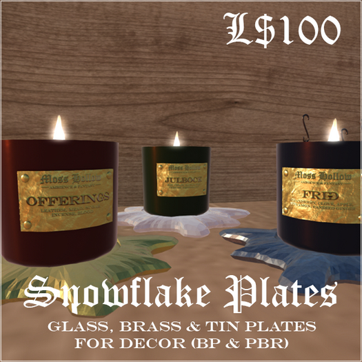 {MH} Snowflake Plates {Add}