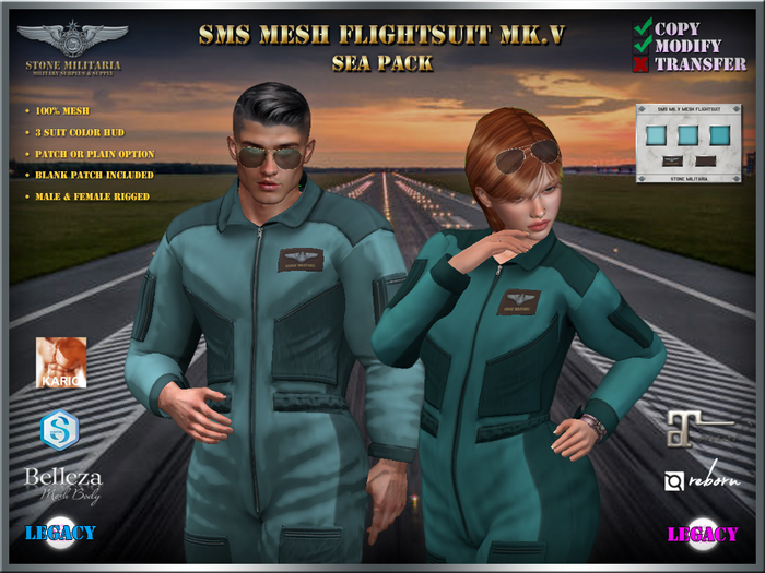 SMS Mk.V Mesh Flightsuit - SEA PACK