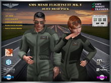 SMS Mk.V Mesh Flightsuit - OLIVE DRAB PACK