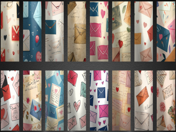 Love Letters Nail Texture Hud ONLY "BOXED"
