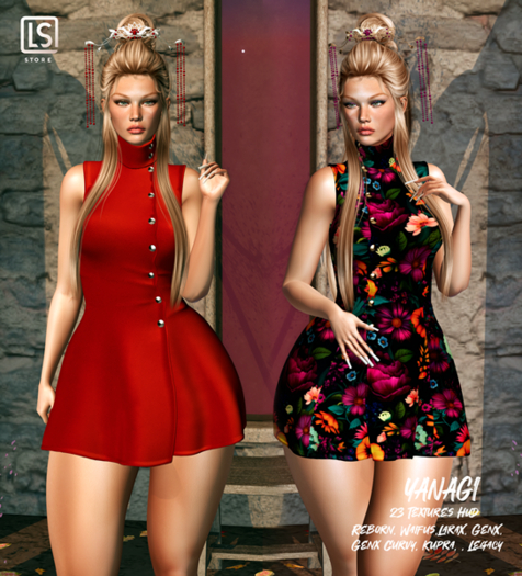  [LS] YANAGI DRESS
