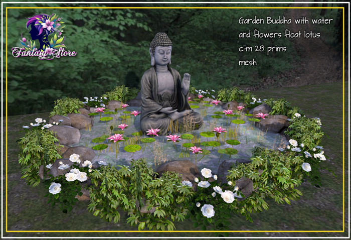 Fantasy Store Garden  Buddha new