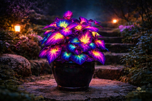 Neon Fantasy Plant – Vibrant Bioluminescent Foliage
