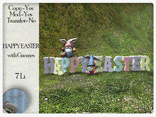 HAPPY EASTER with Gnomes By Snuggles