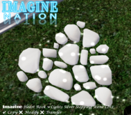 Heart Rock w/Lights-Silver