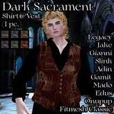Dark Sacrament Shirt & Vest BOXED