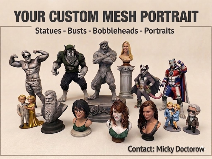 Custom Mesh Portraits