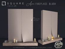 [ SQUARE ] - AEON Fireplace : BLUSH TSSMP