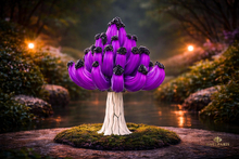 Fantasy Banana Tree – Stylized Purple Fruit Plant