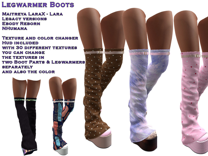 Legwarmer Boots  (ADD)
