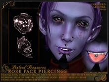 Tealeaf Treasures - Rose Face Piercings