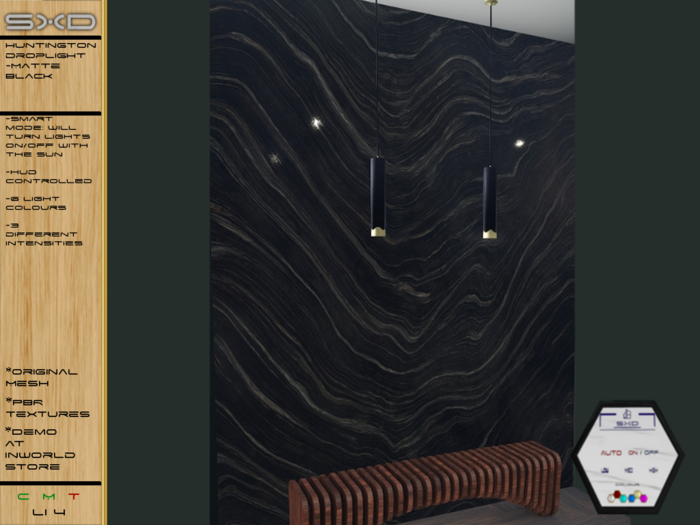 Huntington Droplight - Matte Black