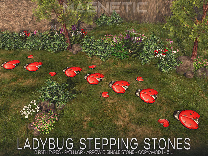 Magnetic - Ladybug Stepping Stones