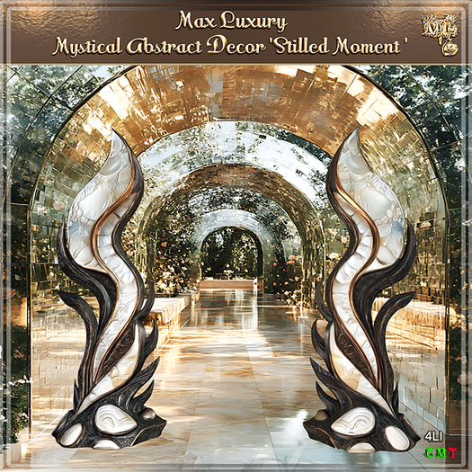 Max Luxury - Mystical Abstract Decor 'Stilled Moment'