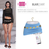 [ADD] Blair Skirt - BlueL