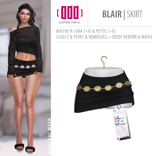 [ADD] Blair Skirt - Black