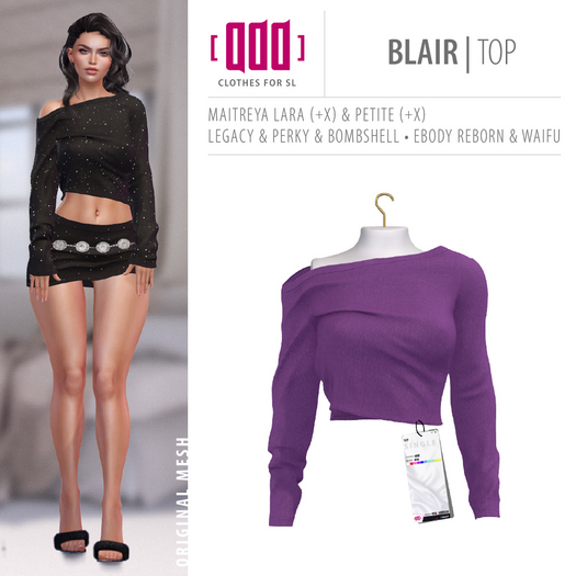 [ADD] Blair Top - Violet