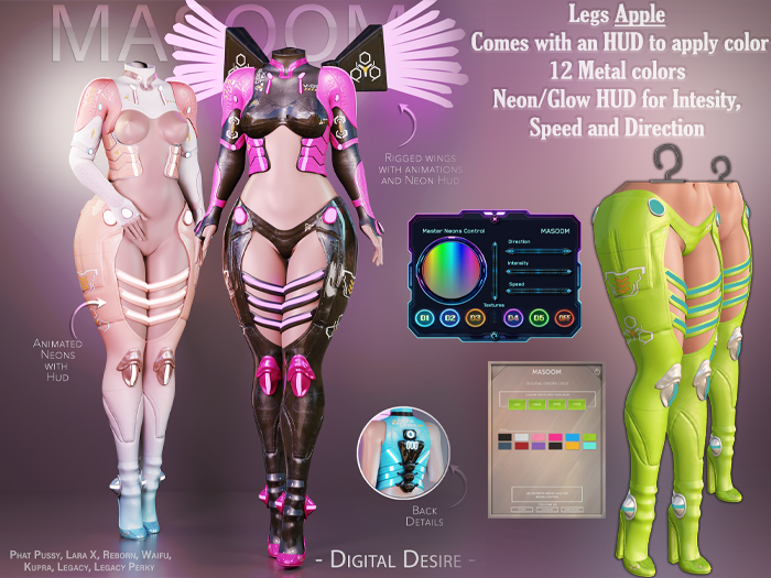 [[ Masoom ]] Digital Desire Legs - Apple