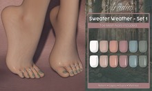 Aradia - Sweater Weather - Set 1 [Toe Nails V2] - [Boxed]