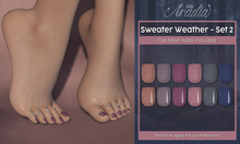 Aradia - Sweater Weather - Set 2 [Toe Nails V2]
