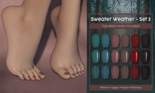 Aradia - Sweater Weather - Set 3 [Toe Nails V2]