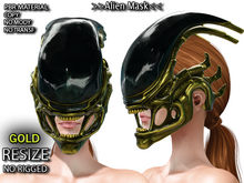 **Alien Mask Female (GOLD)**PlayFullMesh