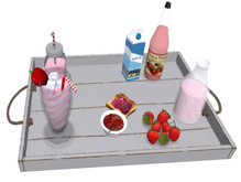 Strawberry Milk / Plateau Lait Fraise (BOX Add )