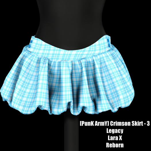 [PunK ArmY] Crimson Skirt - 3