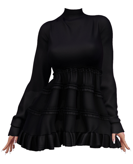 Black Dress | Peach | Limited Apparel