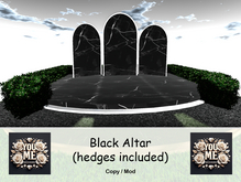 {You&Me Designs} Altar Black Silver add