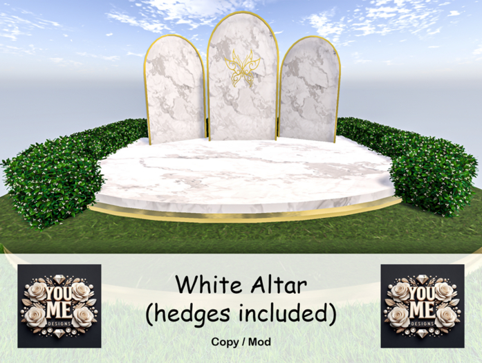 {You&Me Designs} Altar White Gold add