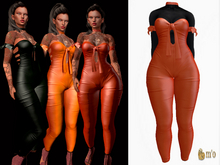 [m'o] Angel Jumpsuit ORANGE (Boxed)