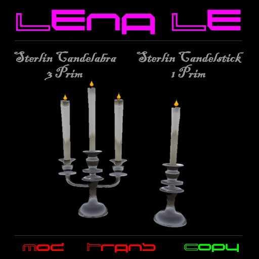 Sterling Candelstick & Candelabra 