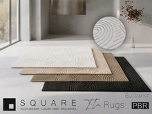 [ SQUARE ] - Elm Rugs PBR ( pack of 4 )