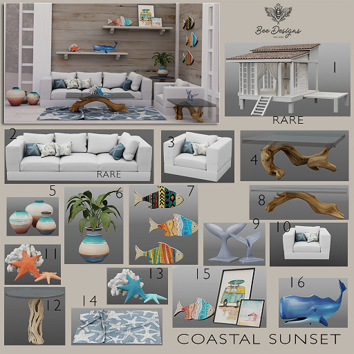 14 Bee Designs Coastal Sunset
