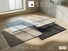 [ SQUARE ] - MINIMA Rugs PBR ( Pack of 4 )