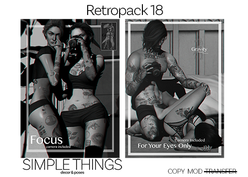 SimpleThings&GravityPoses  Retro Pack 18
